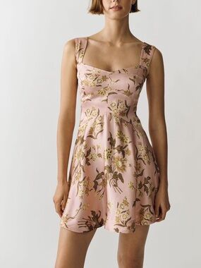 100 percent silk Anthropologie Mini Dress